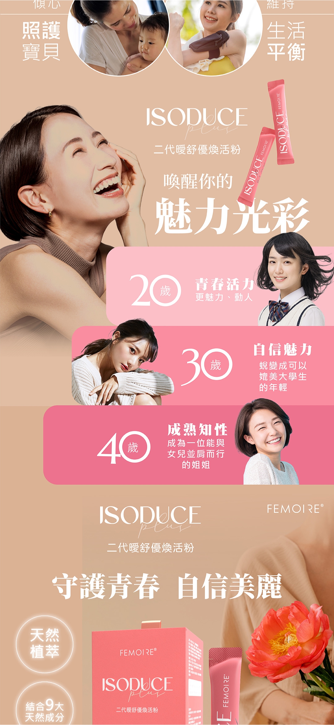 ISODUCE Plus 暖舒優煥活粉 商品說明 2｜舒適補給