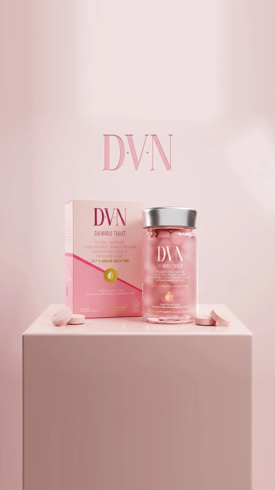 DVN Chewable Tablet - Skin Wellness from Within