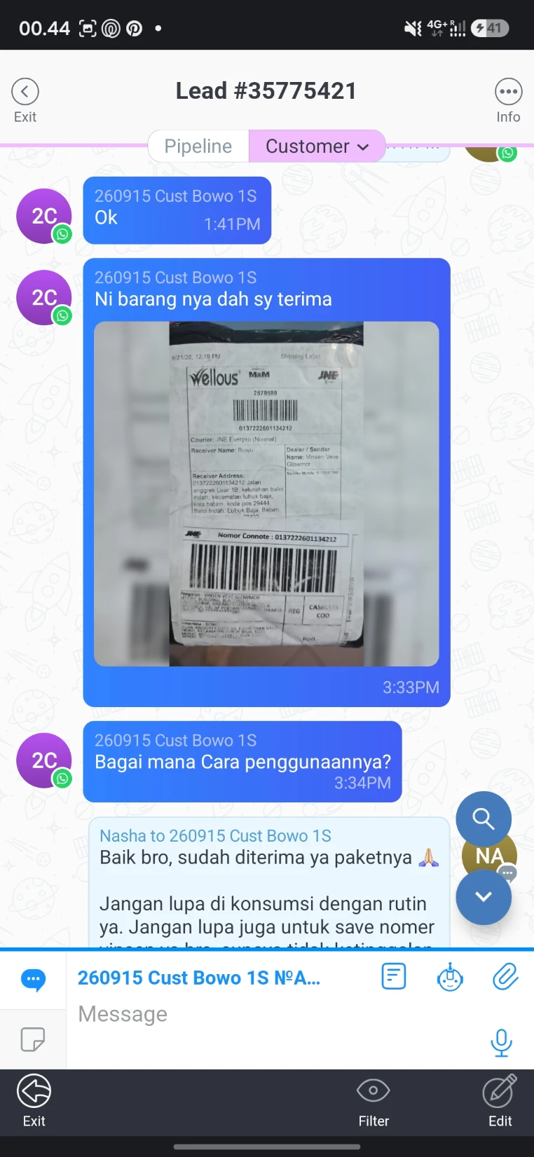 Testimoni Pelanggan GLOWMOR 4