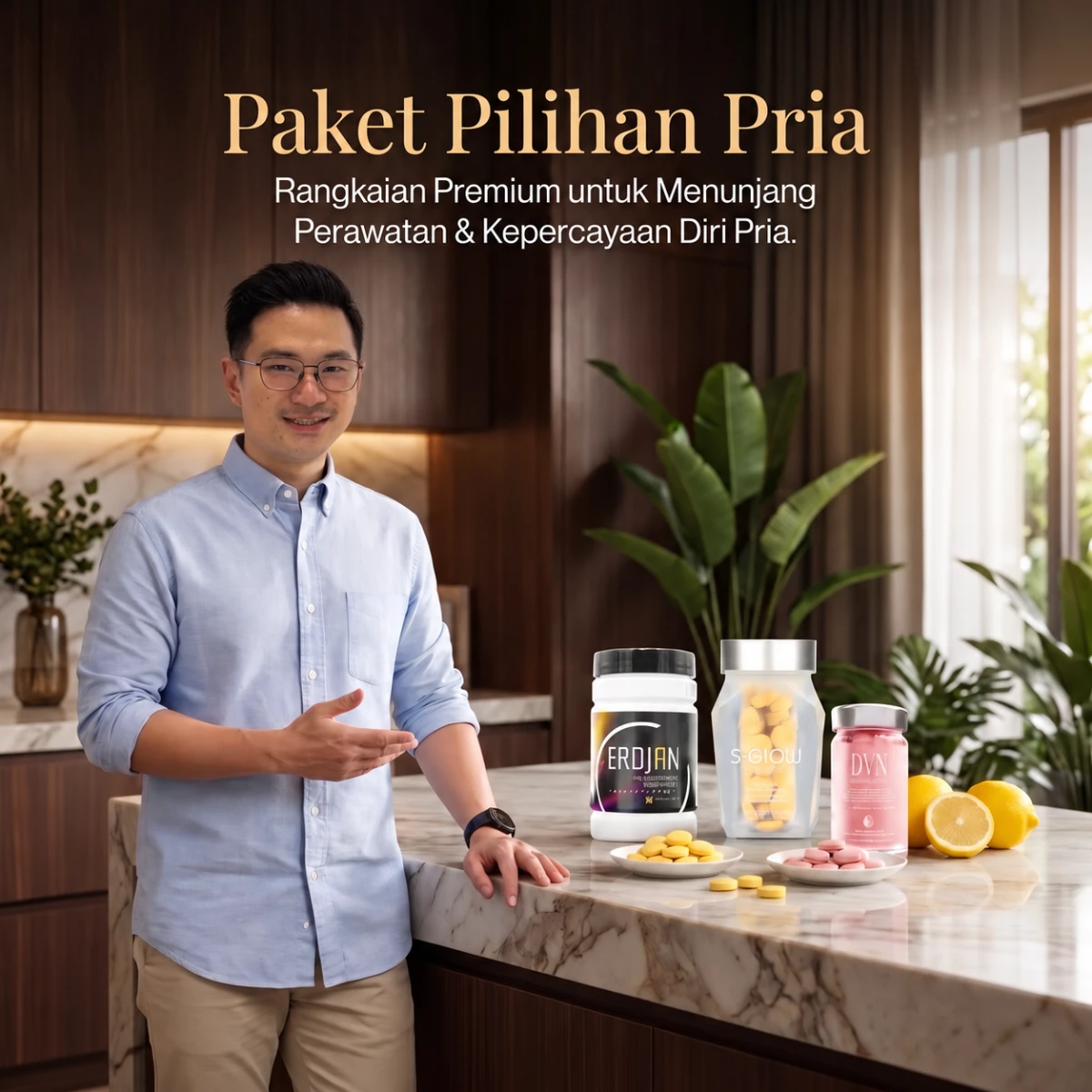 Pilihan Paket Pria - Erojan, S-Glow, DVN