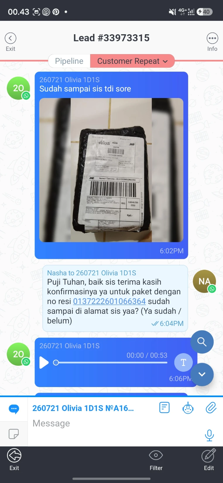 Testimoni Pelanggan GLOWMOR 3